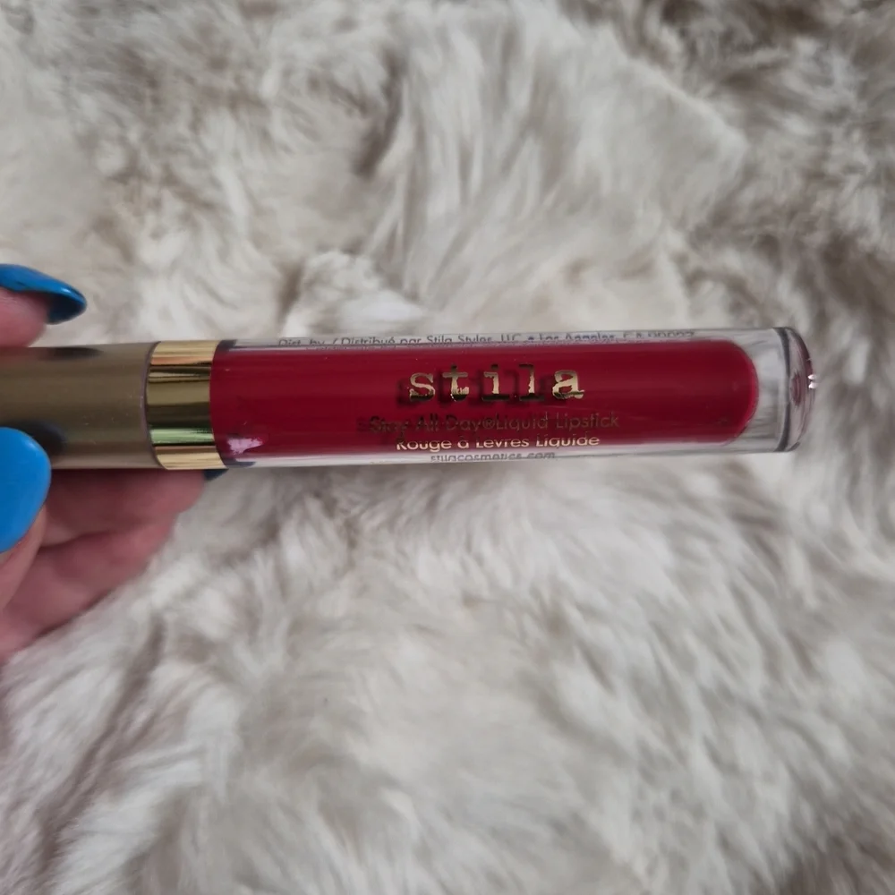 Stila Stay All Day Liquid Lipstick Fiery 3 mL Full Size New NIB BNIB Makeup Lipp